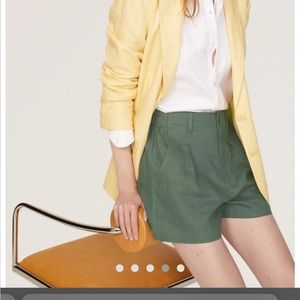 Madewell Neale Short in 100% Linen Simply Sage